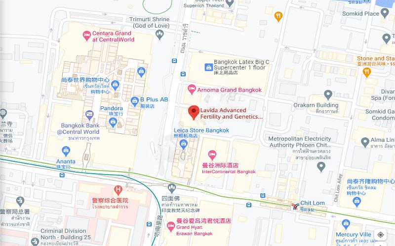 乐樱LAVIDA生殖中心位置图